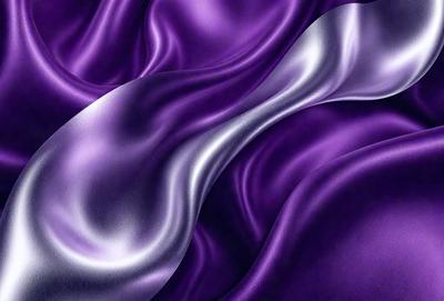 The primary subject of the image is a purple fabric, which is the main object, scene, or focus of the image. The setting or background consists of a purple and white fabric, creating a visually appealing and artistic backdrop. The visual style of the image is a digital art or illustration, as it is a detailed and intricate representation of the purple fabric. The colors and mood of the image are predominantly purple and white, giving it a calm and elegant atmosphere.
