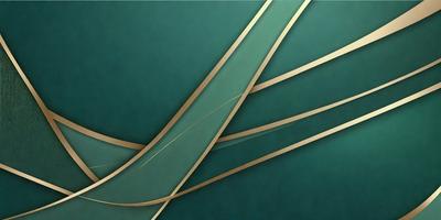 The primary subject of the image is a gold line on a green background. The setting is a dark blue background, and the visual style appears to be a digital art or illustration. The colors and mood of the image are predominantly dark and moody, with the gold line contrasting against the green and blue background.