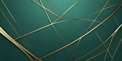 The primary subject of the image is a close-up of a green and gold patterned wallpaper. The setting is a room with a green background, and the visual style appears to be a combination of a photo and digital art. The dominant colors are green and gold, creating a warm and inviting atmosphere.