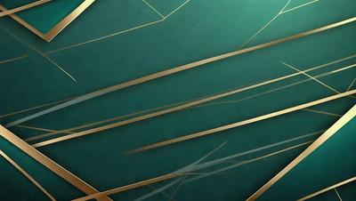 The primary subject of the image is a close-up of a blue background with a pattern of gold stripes. The setting appears to be a dark room, and the visual style is a combination of digital art and illustration. The dominant colors are blue and gold, creating a calm and serene atmosphere.