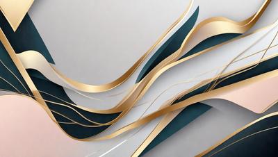 The primary subject of the image is a gold and blue swirl pattern. The setting is a white background, which provides a clean and minimalist appearance. The visual style is a combination of digital art and illustration, creating a unique and eye-catching design. The dominant colors are gold and blue, which evoke a sense of luxury and sophistication.