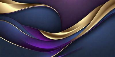 The primary subject of the image is a purple and gold swirl pattern. The setting is a dark background, which contrasts with the vibrant colors of the swirl pattern. The visual style appears to be a digital art or illustration, as the swirl pattern is intricately detailed and the colors are rich and vivid. The overall atmosphere of the image is dynamic and visually appealing.
