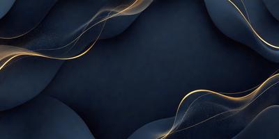 The primary subject of the image is a blue background with yellow and orange swirls. The setting appears to be a dark room, and the visual style is a combination of digital art and illustration. The dominant colors are blue, yellow, and orange, creating a vibrant and energetic atmosphere.