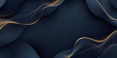 The primary subject of the image is a blue background with yellow and orange swirls. The setting is a dark background, and the visual style appears to be a digital art or illustration. The dominant colors are blue, yellow, and orange, creating a vibrant and energetic atmosphere.