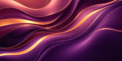 The primary subject of the image is a purple and gold swirl pattern. The setting is a purple background, and the visual style appears to be a digital art or illustration. The dominant colors are purple and gold, creating a vibrant and lively atmosphere.