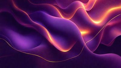 The primary subject of the image is a purple, swirling, and flowing pattern. The setting is a dark background, which contrasts with the vibrant purple color of the pattern. The visual style appears to be a digital art or illustration, as the pattern is intricate and detailed. The colors and mood of the image are predominantly purple, creating a sense of depth and a visually striking composition.