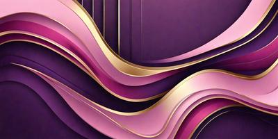 The primary subject of the image is a purple and gold swirl pattern. The setting is a purple background, and the visual style appears to be a digital art or illustration. The dominant colors are purple and gold, creating a vibrant and elegant atmosphere.