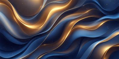 The primary subject of the image is a blue and yellow swirling pattern, which appears to be a digital art or illustration. The setting is a blue background, and the visual style is a combination of digital art and illustration. The dominant colors are blue and yellow, creating a vibrant and lively atmosphere.