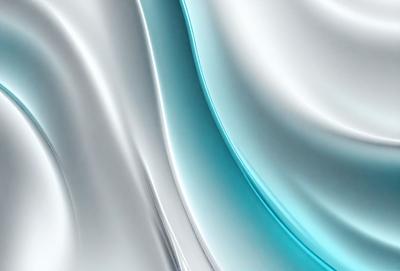 The primary subject of the image is a white and blue fabric, which appears to be a piece of clothing or a decorative item. The setting is a white background, which provides a clean and minimalist appearance. The visual style is a combination of digital art and illustration, creating a unique and eye-catching design. The colors and mood of the image are predominantly white and blue, giving it a calm and soothing atmosphere.