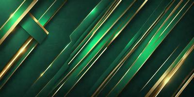 The primary subject of the image is a green and gold patterned background. The setting is a close-up of the pattern, showcasing the intricate details of the design. The visual style is a combination of digital art and illustration, creating a unique and eye-catching pattern. The colors and mood of the image are predominantly green and gold, giving it a warm and inviting atmosphere.