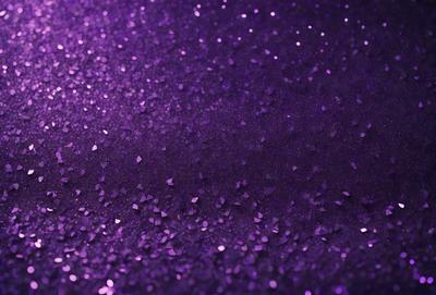 Purple glittery background with purple glittery stars.