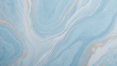The primary subject of the image is a blue and white swirling pattern, which appears to be a painting or a digital artwork. The setting is a blue and white marbled surface, which serves as the background. The visual style is a combination of painting and digital art, creating a unique and eye-catching design. The colors and mood of the image are predominantly blue and white, giving it a calming and serene atmosphere.
