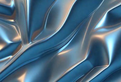 The primary subject of the image is a close-up of a blue, metallic surface, possibly a piece of metal or a metal-like material. The setting appears to be a room with a blue background. The visual style of the image is a close-up of the blue surface, which gives it a unique and intriguing appearance. The colors and mood of the image are predominantly blue, creating a calm and serene atmosphere.