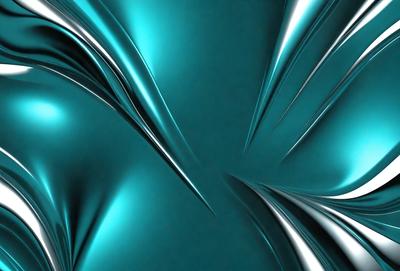 The primary subject of the image is a blue, swirling, and curved pattern. The setting is a blue background, which creates a visually striking contrast with the pattern. The visual style is a combination of digital art and illustration, giving the image a unique and artistic appearance. The dominant colors are blue and silver, creating a sense of depth and movement in the image.
