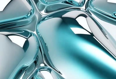 The primary subject of the image is a blue, swirling, and curved pattern. The setting is a white background, which contrasts with the blue pattern. The visual style is a digital art or illustration, creating a unique and eye-catching design. The dominant colors are blue and white, giving the image a calming and soothing atmosphere.