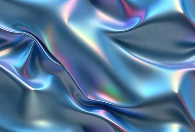 The primary subject of the image is a blue, pink, and purple swirl pattern. The setting is a blue background, and the visual style appears to be a digital art or illustration. The dominant colors in the image are blue, pink, and purple, creating a vibrant and lively atmosphere.