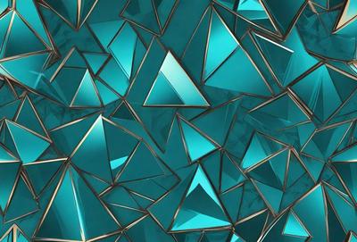 The primary subject of the image is a blue and gold patterned wallpaper. The setting is a blue and gold wallpapered room. The visual style is a digital art or illustration. The dominant colors are blue and gold, creating a warm and inviting atmosphere.