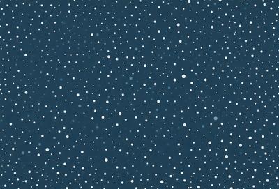 The primary subject of the image is a blue sky filled with white stars. The setting is a night sky, and the visual style is a digital art or illustration. The colors are predominantly blue and white, creating a serene and peaceful atmosphere.