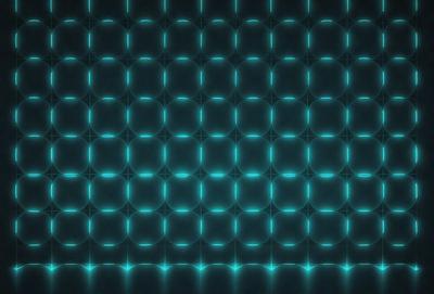 The primary subject of the image is a blue and green patterned background. The setting is a dark background, which contrasts with the bright colors of the pattern. The visual style appears to be a digital art or illustration, as the pattern is intricate and detailed. The dominant colors are blue and green, creating a calm and soothing atmosphere.