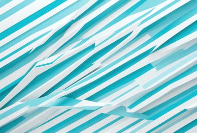 The primary subject of the image is a blue and white striped pattern. The setting is a white background, and the visual style appears to be a digital art or illustration. The dominant colors are blue and white, creating a clean and modern atmosphere.
