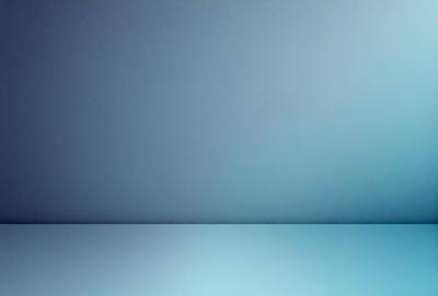 The primary subject of the image is a large, empty white wall. The setting is a room with a blue background, which adds a sense of depth and contrast to the scene. The visual style is a close-up of the wall, emphasizing its texture and simplicity. The colors and mood of the image are predominantly blue, creating a calm and serene atmosphere.
