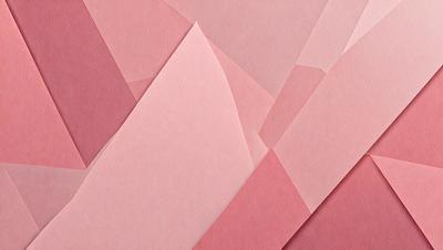 The primary subject of the image is a pink paper with a pattern of triangles. The setting is a close-up of the paper, showcasing its texture and design. The visual style is a combination of digital art and illustration, as the paper appears to be a digital representation of a handmade paper. The colors and mood of the image are predominantly pink, creating a warm and inviting atmosphere.