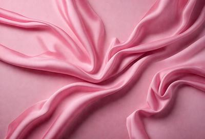 The primary subject of the image is a pink fabric, which is the main object, scene, or focus of the image. The setting or background is a pink surface, which adds to the overall atmosphere of the image. The visual style of the image is a close-up of the pink fabric, showcasing its texture and details. The colors and mood of the image are predominantly pink, creating a warm and inviting atmosphere.