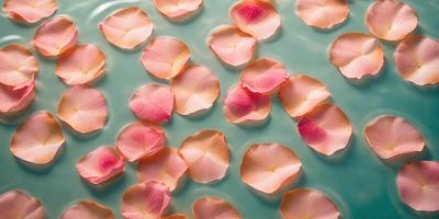 The primary subject of the image is a group of pink flowers floating on the surface of a body of water. The setting is a calm and serene environment, with the water providing a natural backdrop for the flowers. The visual style of the image is a close-up of the flowers, showcasing their delicate petals and intricate details. The colors and mood of the image are predominantly pink, creating a sense of warmth and beauty.