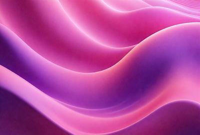 The primary subject of the image is a pink and purple swirl pattern. The setting is a pink background, and the visual style appears to be a digital art or illustration. The dominant colors in the image are pink and purple, creating a warm and vibrant atmosphere.