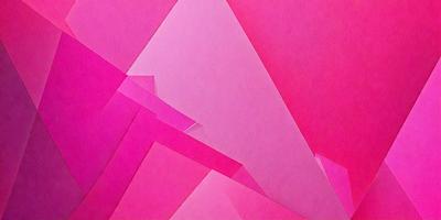 The primary subject of the image is a pink paper cutout of a triangle. The setting is a pink background, which creates a visually striking contrast with the paper cutout. The visual style is a combination of digital art and illustration, as the paper cutout is created using a digital medium. The colors and mood of the image are predominantly pink, giving it a warm and inviting atmosphere.