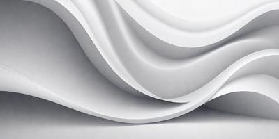 The primary subject of the image is a large sheet of white paper. The paper is folded and creased, creating a visually interesting texture. The setting is a white background, which provides a clean and minimalist appearance. The visual style is a close-up of the paper, emphasizing its texture and details. The colors and mood of the image are predominantly white, giving it a clean and simple appearance.