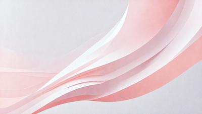 The primary subject of the image is a white and pink swirl, which appears to be a digital art or illustration. The setting is a white background, and the visual style gives the impression of a painting or a pattern. The dominant colors in the image are white and pink, creating a soft and elegant atmosphere.