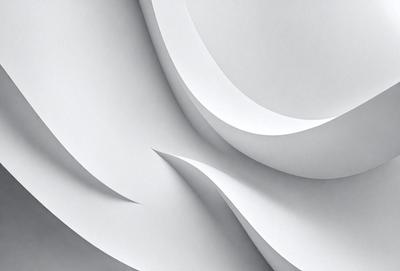The primary subject of the image is a white paper, which is the main object, scene, or focus of the image. The setting is a white background, and the visual style is a photo. The colors and mood of the image are predominantly white, giving it a clean and minimalist appearance.