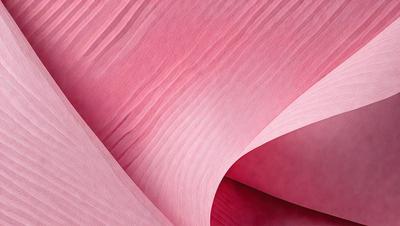 The primary subject of the image is a pink and white swirl pattern, which appears to be a piece of fabric or a decorative item. The setting is a pink background, which complements the swirl pattern. The visual style is a close-up of the swirl pattern, showcasing its intricate details. The colors and mood of the image are predominantly pink, creating a warm and inviting atmosphere.