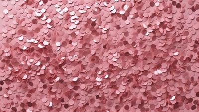The primary subject of the image is a pink background with a pattern of white circles. The setting is a close-up of the pink background, showcasing the white circle pattern. The visual style is a combination of a photo and digital art, creating a unique and eye-catching design. The colors and mood of the image are predominantly pink and vibrant, giving it a cheerful and lively atmosphere.