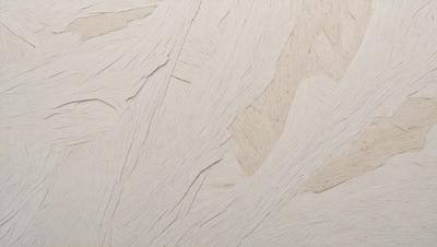 The primary subject of the image is a close-up of a piece of fabric, possibly a wallpaper or a textile material. The setting is a white background, which provides a clean and minimalistic appearance. The visual style is a combination of a photo and a digital art, as the fabric appears to be a blend of both. The colors and mood of the image are predominantly white, giving it a clean and serene atmosphere.