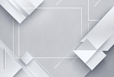 The primary subject of the image is a white square with a gray background. The setting is a white paper with a geometric pattern, giving it a clean and modern appearance. The visual style is a combination of digital art and illustration, creating a unique and artistic representation of the square. The colors and mood are predominantly white and gray, giving the image a minimalist and sophisticated feel.
