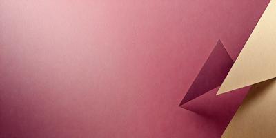 The primary subject of the image is a pink wall with a red triangle cut out of it. The setting is a room with a pink background. The visual style is a close-up of the pink wall with the red triangle. The colors and mood of the image are predominantly pink and red, creating a warm and inviting atmosphere.