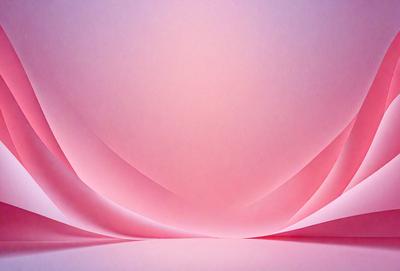 The primary subject of the image is a pink, curved surface that appears to be a piece of art or a design element. The setting is a white background, which provides a clean and minimalist appearance. The visual style is a combination of digital art and illustration, creating a unique and eye-catching design. The colors and mood of the image are predominantly pink, which gives it a warm and inviting atmosphere.