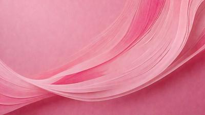 The primary subject of the image is a pink and white flowing fabric, which appears to be a piece of art or a decorative item. The setting is a pink background, which complements the colors of the fabric. The visual style of the image is a combination of photo and digital art, creating a unique and eye-catching appearance. The dominant colors in the image are pink and white, giving it a soft and elegant mood.