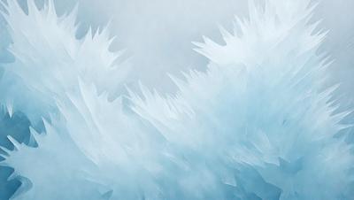 The primary subject of the image is a large, snowy mountain with a blue sky in the background. The mountain is covered in a thick layer of snow, giving it a majestic and serene appearance. The visual style of the image is a combination of photo and digital art, creating a realistic yet artistic representation of the mountain. The colors and mood of the image are predominantly blue, with the snowy mountain and the blue sky creating a sense of tranquility and beauty.