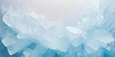 The primary subject of the image is a large, blue, and white iceberg. The iceberg is the main object, scene, or focus of the image. The setting or background consists of a white and blue sky, which provides a contrasting backdrop for the iceberg. The visual style of the image is a photo, capturing the beauty and grandeur of the iceberg. The colors and mood of the image are predominantly blue and white, creating a serene and icy atmosphere.