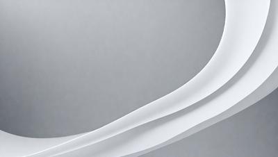 The primary subject of the image is a white curved line, which appears to be a part of a larger design or pattern. The setting is a gray background, which provides a neutral and clean appearance. The visual style of the image is a combination of digital art and illustration, as it features a smooth and curved line that is characteristic of digital artwork. The colors and mood of the image are predominantly white and gray, creating a sense of simplicity and elegance.