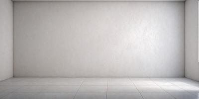 The primary subject of the image is a white wall with a white tile floor. The setting is a room with a white wall and floor, creating a clean and minimalistic atmosphere. The visual style is a photo, capturing the white wall and floor in detail. The colors and mood are predominantly white, giving the image a calm and serene feel.