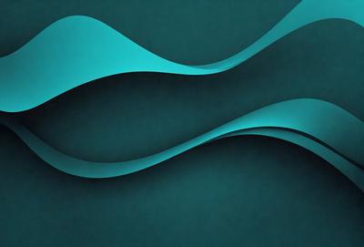 The primary subject of the image is a blue wave pattern. The setting is a dark blue background, which creates a contrasting effect with the wave pattern. The visual style is a digital art or illustration, as the wave pattern appears to be a digital creation. The dominant colors are blue and black, giving the image a calm and serene atmosphere.