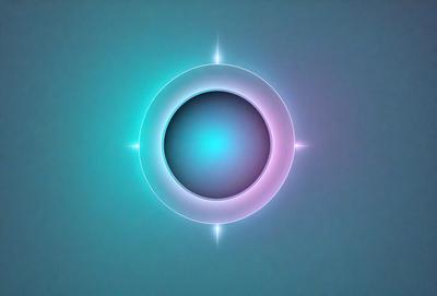 The primary subject of the image is a blue and pink circle, which is the main object, scene, or focus of the image. The setting or background of the image is a blue surface, which adds to the overall atmosphere. The visual style of the image is digital art, as it is a digital creation. The dominant colors of the image are blue and pink, which contribute to the overall mood of the image.
