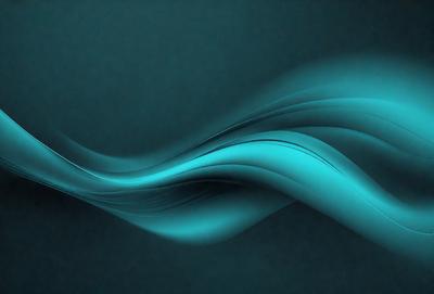 The primary subject of the image is a blue wave or ripple pattern. The setting is a dark blue background, which creates a contrasting effect with the blue wave. The visual style appears to be a digital art or illustration, as the wave is depicted in a smooth and detailed manner. The dominant colors in the image are blue, creating a calm and serene atmosphere.