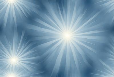 The primary subject of the image is a bright, white light source, which appears to be a sun or a light bulb. The light source is surrounded by a blue background, giving the scene a cool and calming atmosphere. The visual style of the image is a combination of a photo and digital art, as it captures the light source in a unique and artistic manner. The colors and mood of the image are predominantly blue and white, creating a serene and peaceful ambiance.