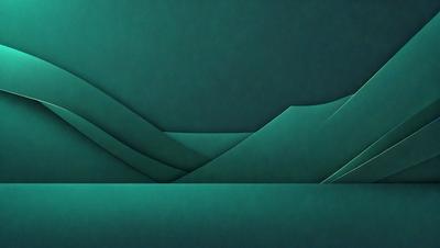The primary subject of the image is a mountainous landscape, with a large mountain in the background. The setting is a dark, possibly nighttime, environment. The visual style of the image is a combination of digital art and illustration, creating a unique and intriguing scene. The dominant colors in the image are shades of green, which contribute to the overall mood of the scene, evoking a sense of tranquility and natural beauty.