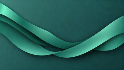 The primary subject of the image is a green and blue wave, which is the main focus of the scene. The wave is depicted in a digital art style, giving it a modern and visually appealing appearance. The setting is a dark blue background, which contrasts with the vibrant colors of the wave. The overall atmosphere of the image is dynamic and energetic, as the wave appears to be in motion.
